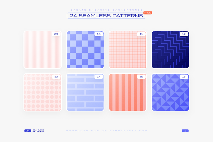 Free Geometric Seamless Patterns