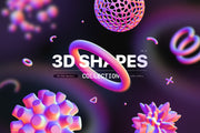 3D Shapes Collection – 90 Abstract Renders