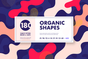 Organic Shapes Bundle - 180 Seamless Textures, Brushes and Elements