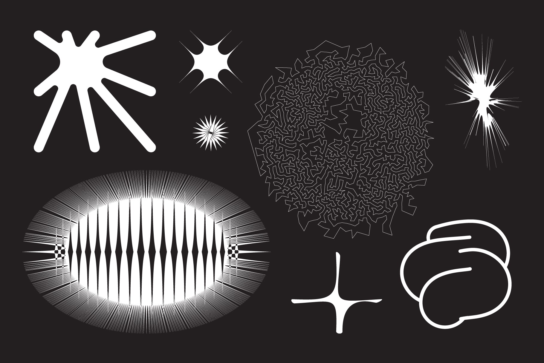 111 Strange Vector Shapes