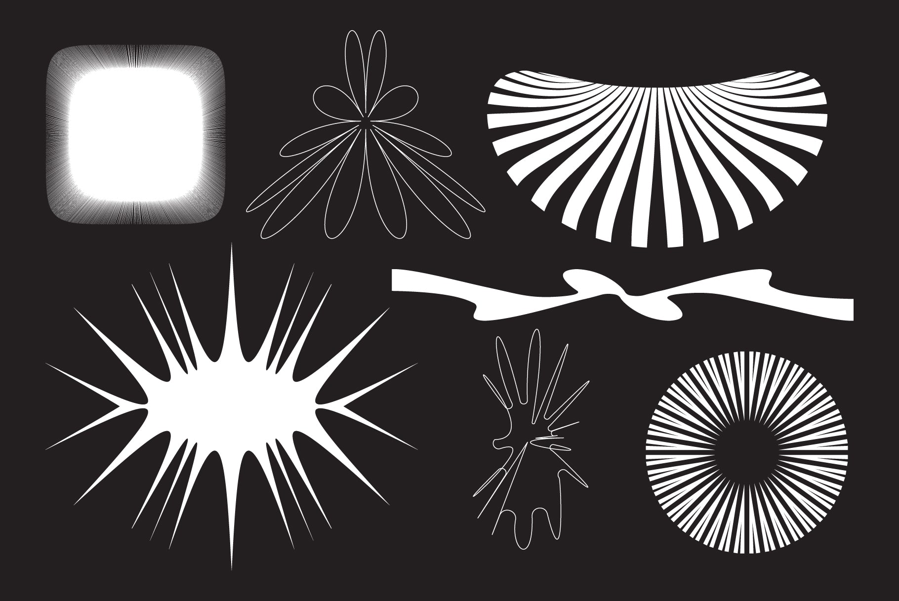 111 Strange Vector Shapes