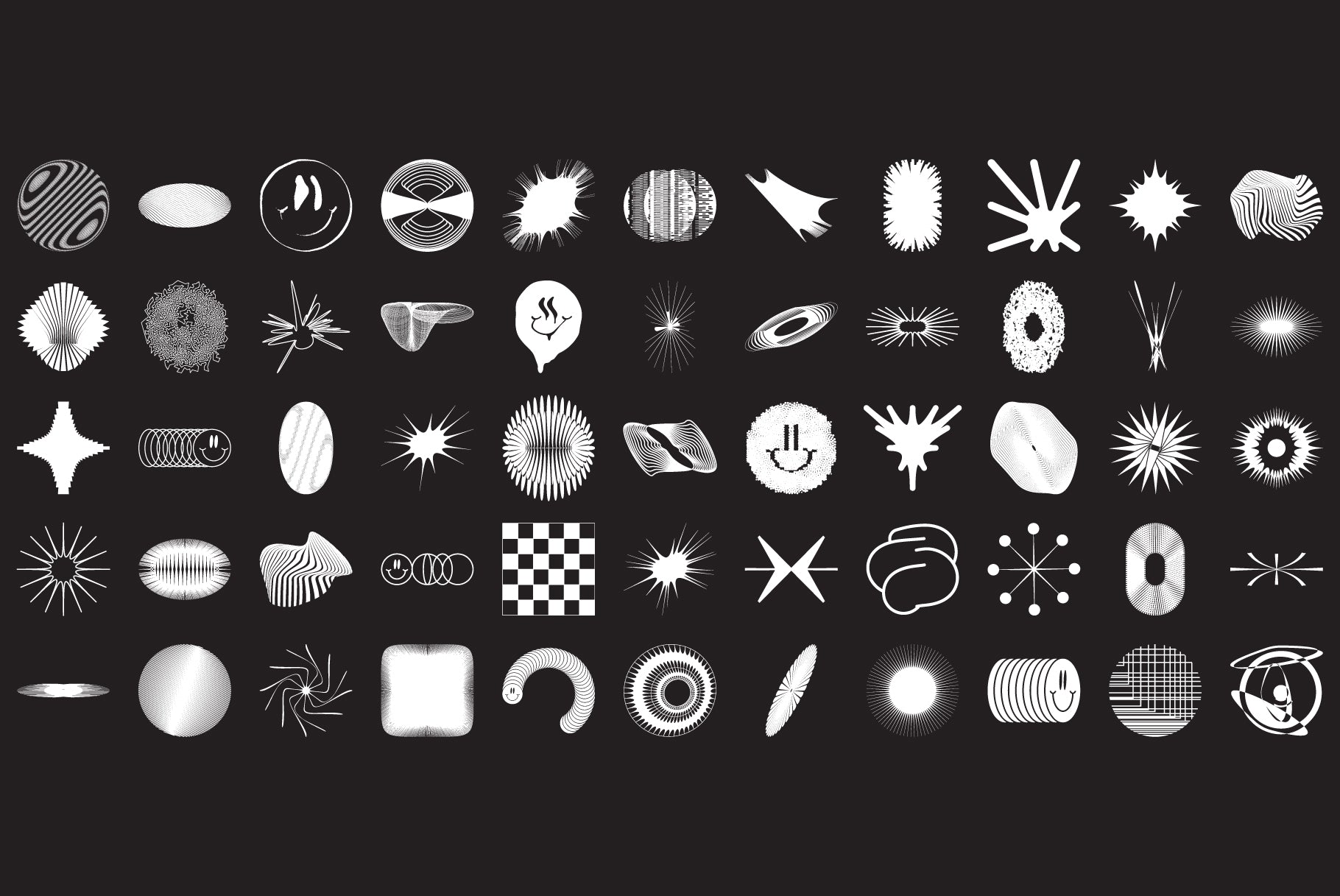 111 Strange Vector Shapes