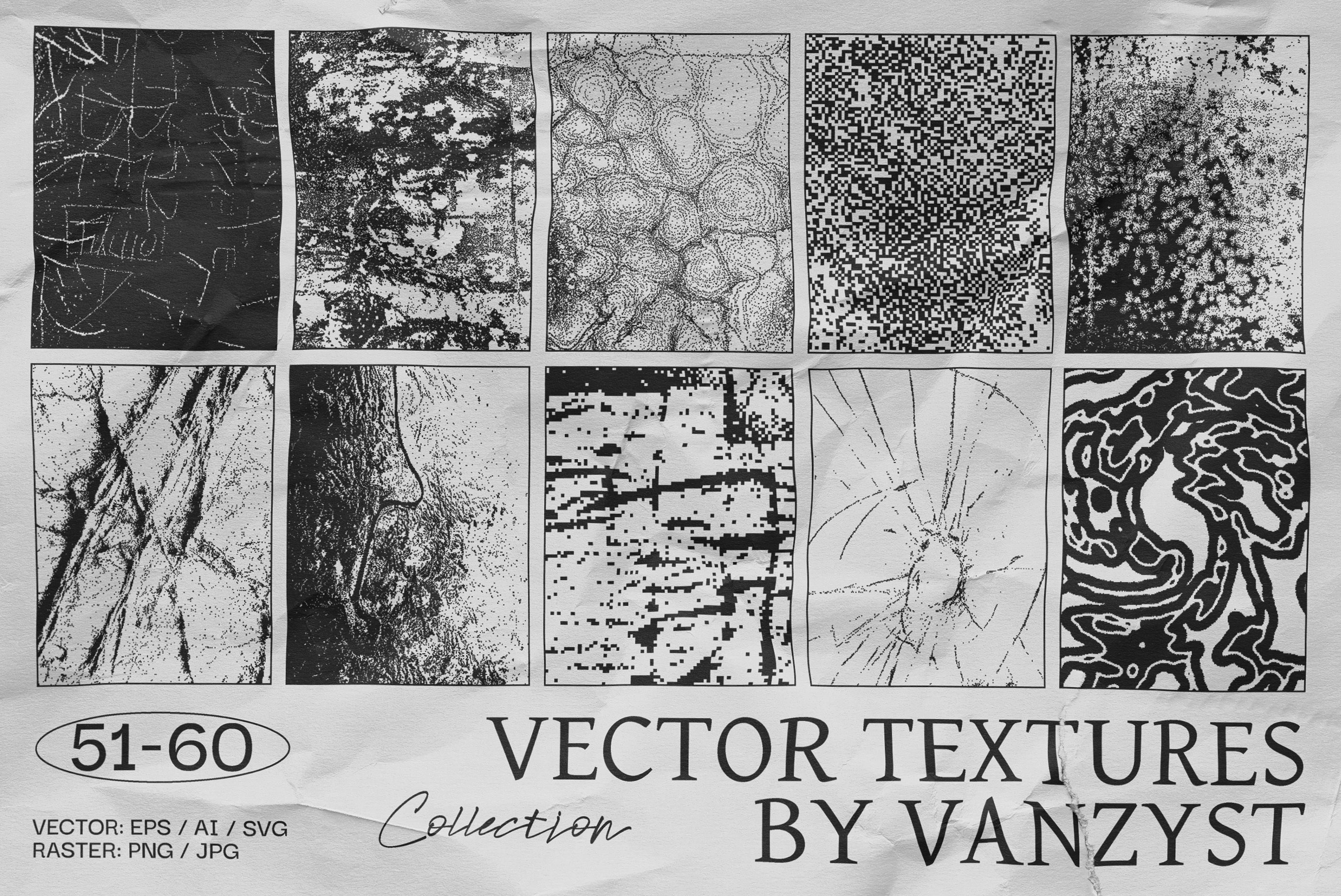 100 Bitmap Vector Textures