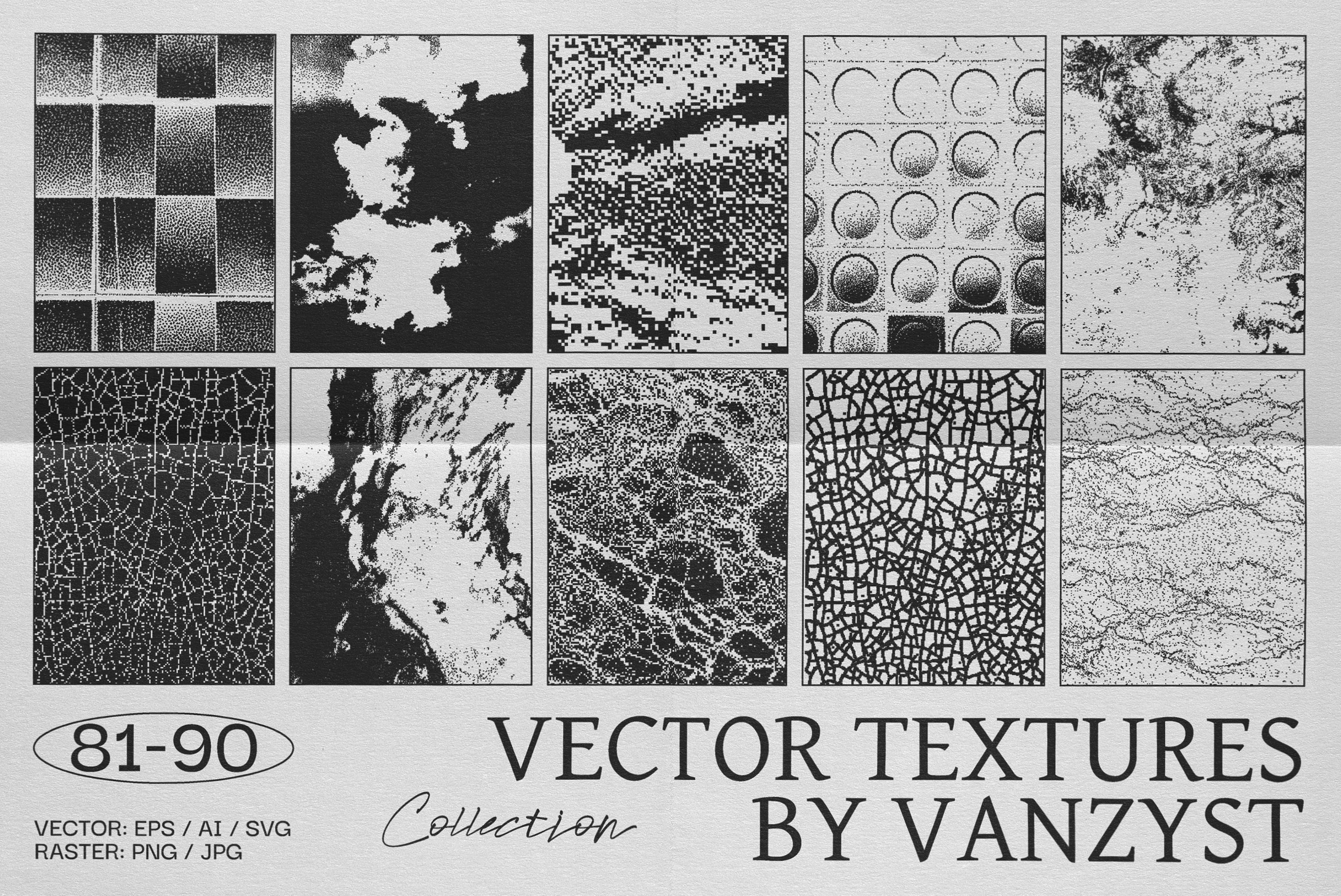 100 Bitmap Vector Textures