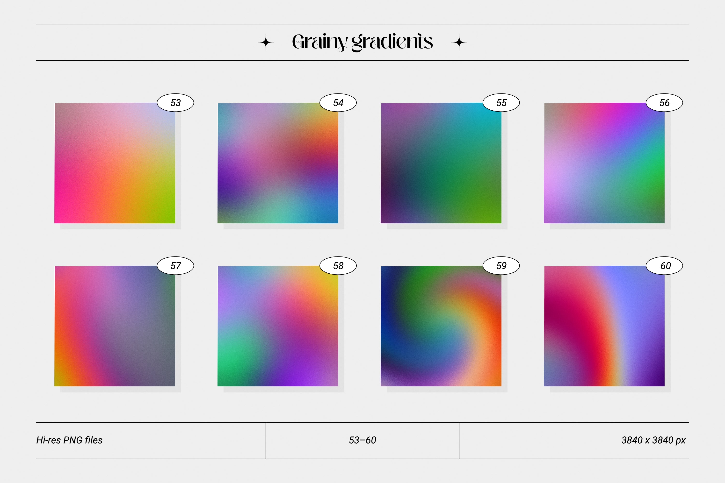 Grainy Gradients - Abstract Backgrounds and Shapes Collection